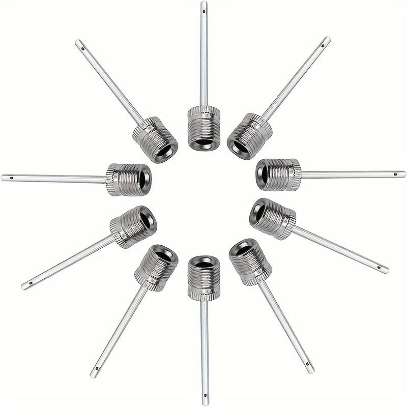 10pcs Stainless Steel Air Pump Needles for Sports Balls