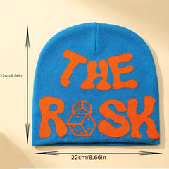 Fashionable Sport Windproof Knit Beanie Hat Embroidery Warm Ski Cold Hat