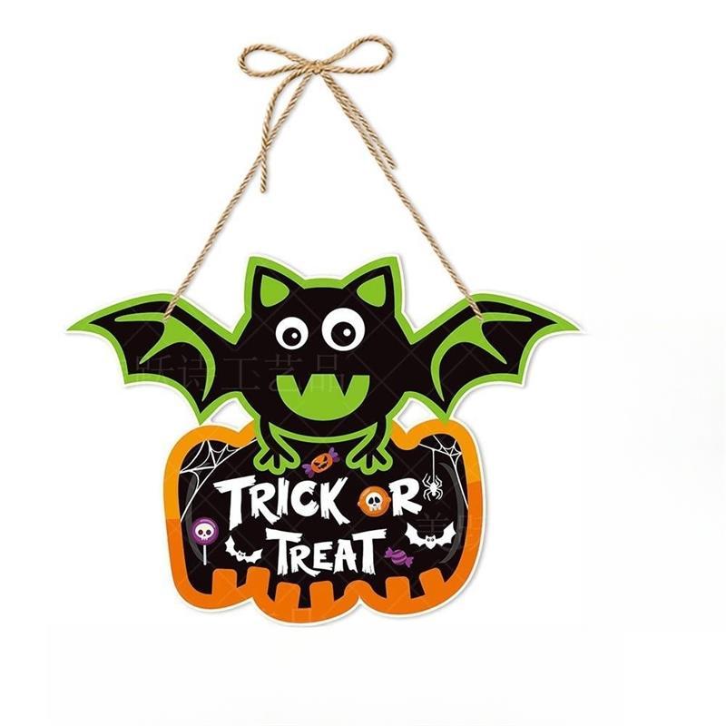 Halloween Party Decoration Pumpkin Bat Door Hanging Ghost Scene Arrangement