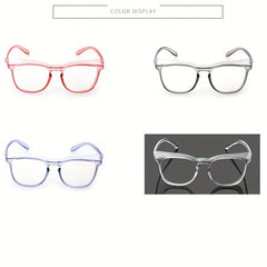 Men's Stylish Safety Goggles Windproof Frame Flat Light Glasses