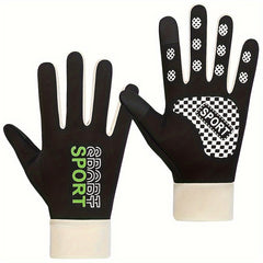Winter Velvet Warm Gloves Windproof Waterproof Gloves
