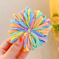 Colorful Hair Ties Set Girls' Holiday Gift
