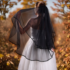 Floral Hairpin Lace Bridesmaid Veil for Weddings