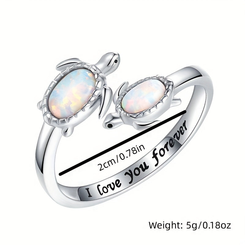 Creative Turtle Open Ring Decorative Accessories Gift For Girls