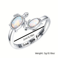 Creative Turtle Open Ring Decorative Accessories Gift For Girls