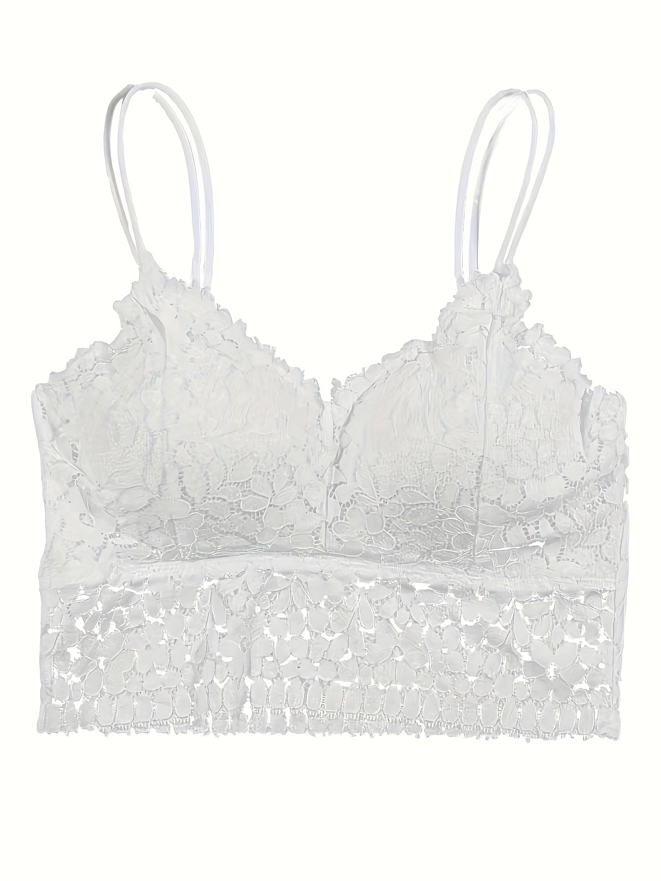 4pcs Lace Wireless Bras Comfy & Breathable Bra Women's Lingerie