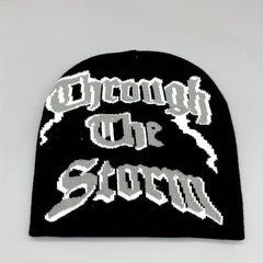 Y2K Letter Jacquard Unisex Beanie Hip Hop Candy Knitted Hat