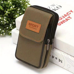 Canvas Phone Bag Mini Waist Bag Multifunctional Waist Bag For Men