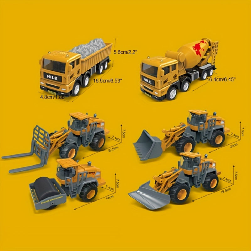 Inertial Engineering Excavator Toy Car Christmas Birthday Gift