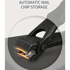 Splash Proof Nail Clippers Sharp Curved Blade Stainless Steel Cutter Trimmer