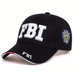 Men's Embroidered Camo Baseball Cap for Outdoor Activities