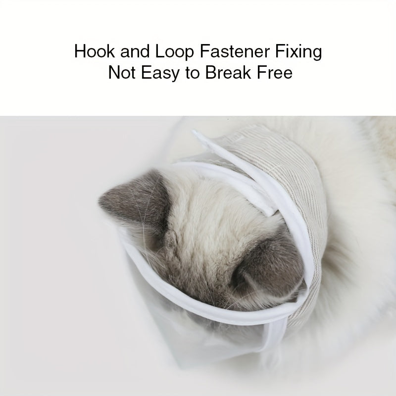 Transparent Cat Eye Mask for Grooming and Cleaning