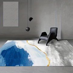 Modern Geometric Area Rug Soft Washable Carpet 5.90x8