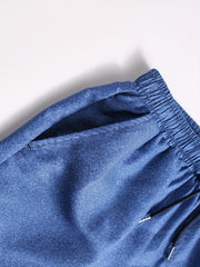 Solid Swim Shorts Casual Summer Pool Beach Shorts Swim Trunks Men