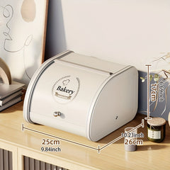 Bread Storage Box Dustproof High-End Finishing Box Flip Container Coffee Storage