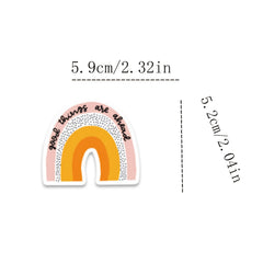 100pcs Pastel Inspirational Stickers Vinyl Waterproof Motivational Stickers