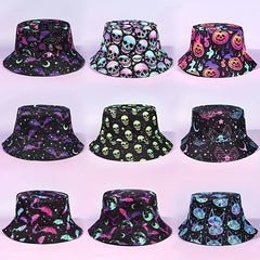 Halloween Elements Reversible Bucket Hat