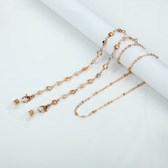 Alloy Mask Chain with Plum Pentagram Butterfly Pendants