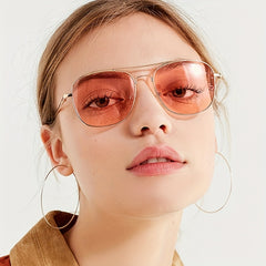 Men's Aviation Style Sunglasses Vintage UV400 Driving Eyewear