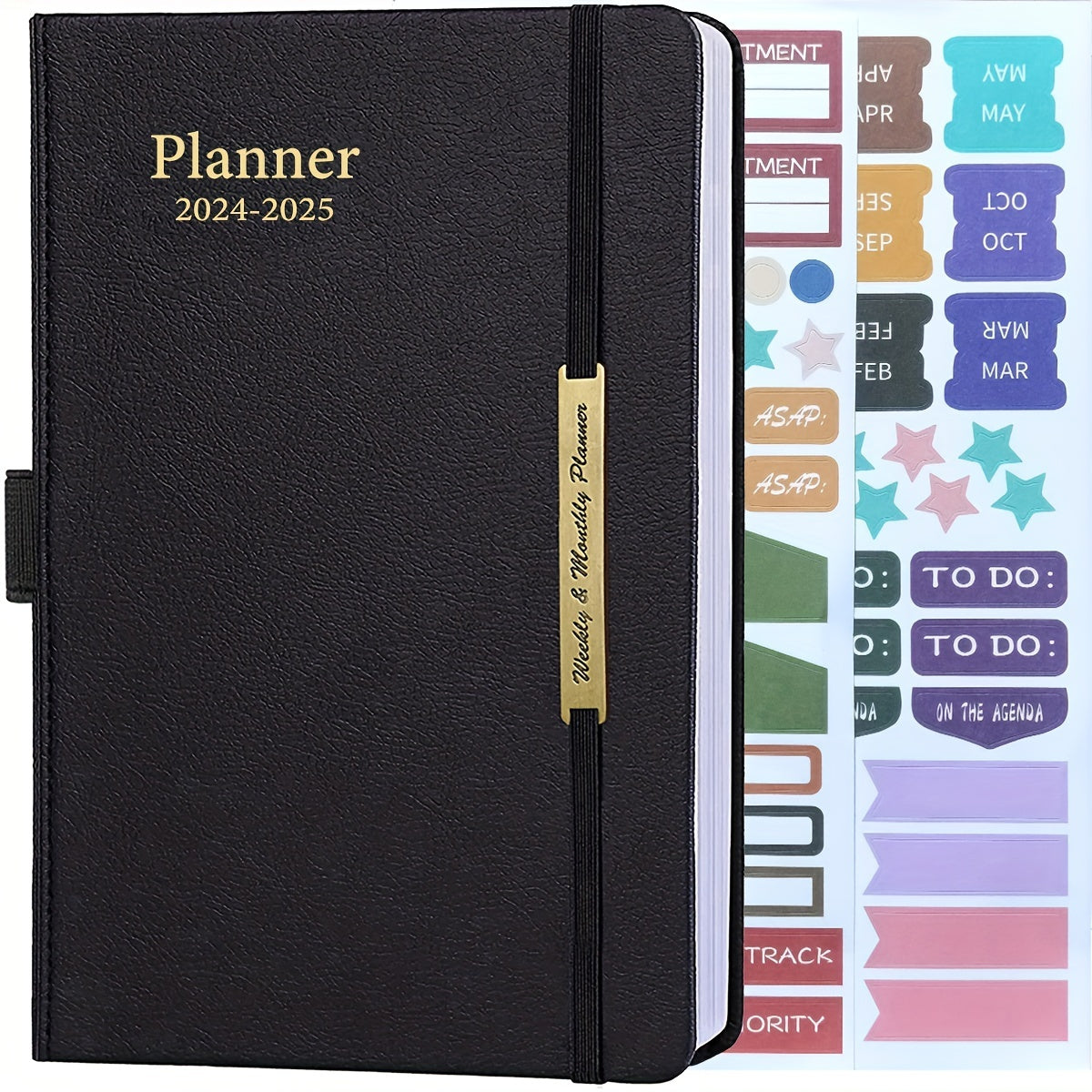 Planner 18 Months Daily Weekly A5 Hardcover Agenda Journal Notebook
