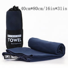 Microfibre Towel Compact Lightweight Fast Drying Travel Sports Gym