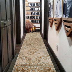 Vintage Floral 2'X10' Soft Kitchen Laundry Rug Long Oriental Hallway Rug