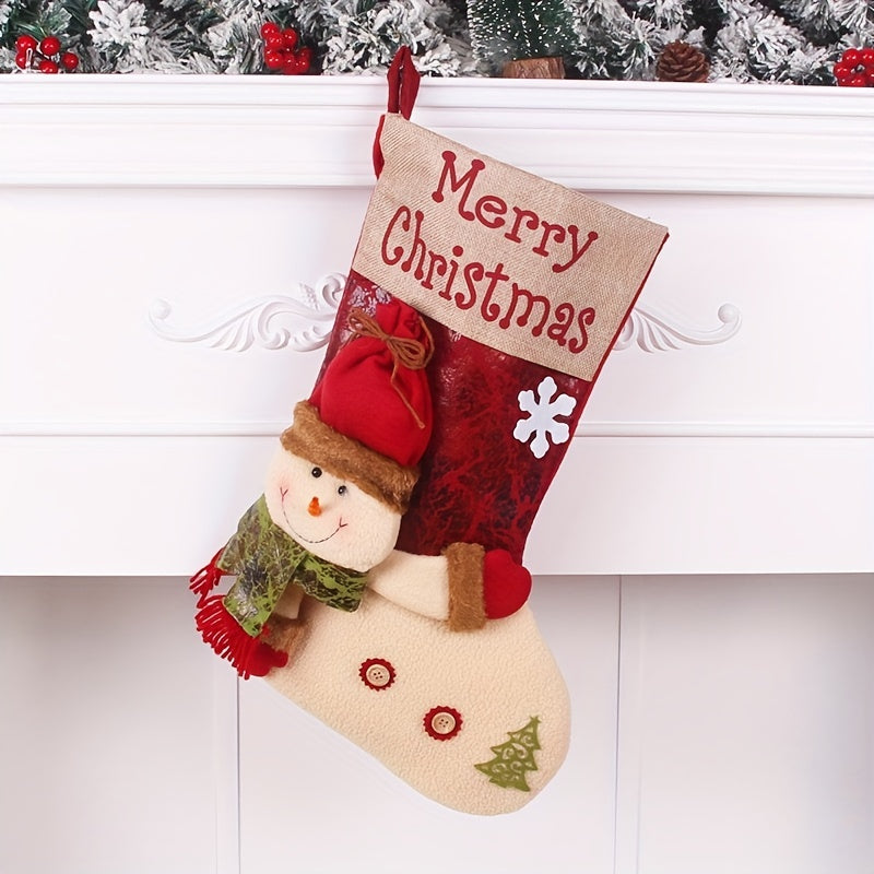 Christmas Socks Old Man Gift Socks Decorative Socks Pendant Christmas Elk