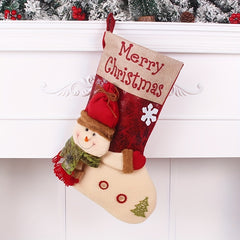 Christmas Socks Old Man Gift Socks Decorative Socks Pendant Christmas Elk