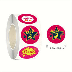 200pcs Animal Reward Stickers 3.81cm Self-Adhesive