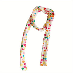 Y2K Polka Dot Neckerchief Casual Long Ribbon Skinny Scarf