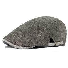 Vintage Cabbie Duckbill Beret Newsboy Hat Flat Brim Cap