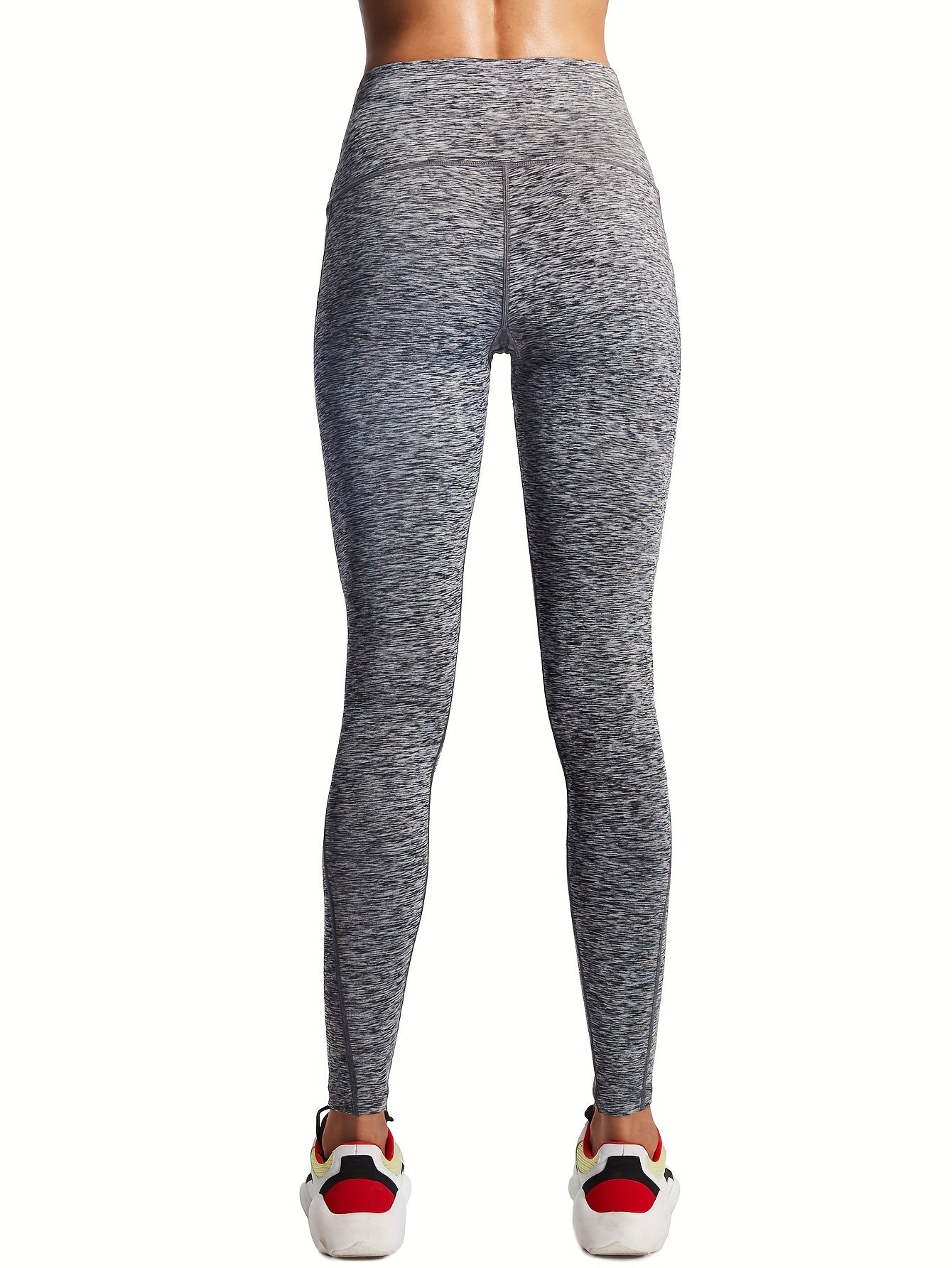 High Waist Yoga Pants With Pocket Running Sports Workout Fitness Leggings