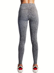High Waist Yoga Pants With Pocket Running Sports Workout Fitness Leggings