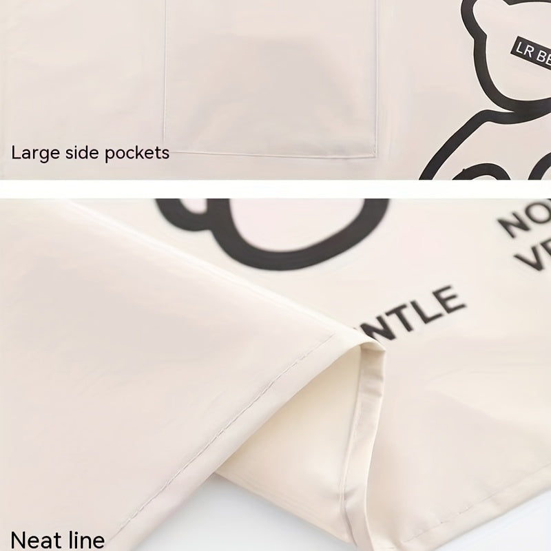 Bear Pattern Apron - Waterproof Chef Apron