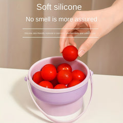 2-in-1 Silicone Brush Cleaning Mat with Holder