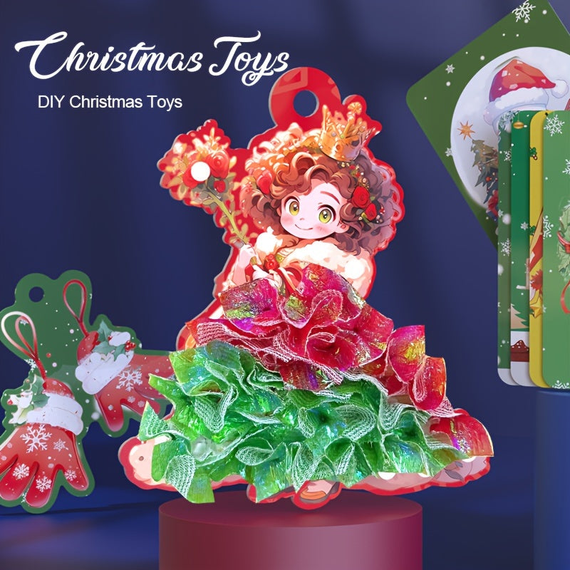 24pcs Christmas Theme Ornaments Dressing Stickers Gift