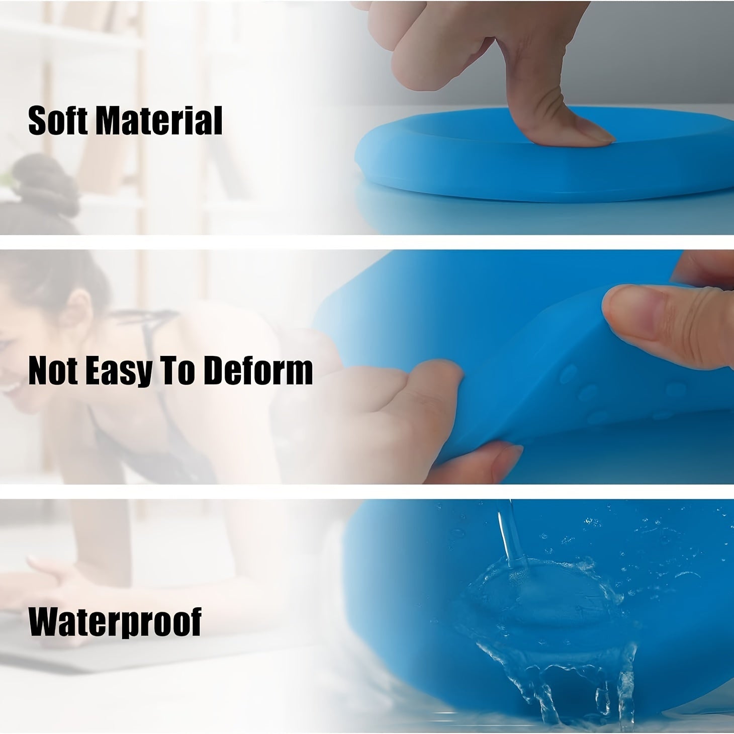 CORHAD Silicone Yoga Kneeling Mat for Elbow Knee Protection