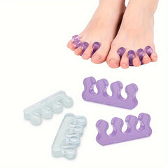 4pcs Gel Toe Separator For Men And Women - Toe Stretcher Divider Spacer