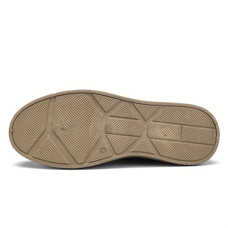 Men's Slip On High Top Hiking Shoes Casual Non Slip Sneakers