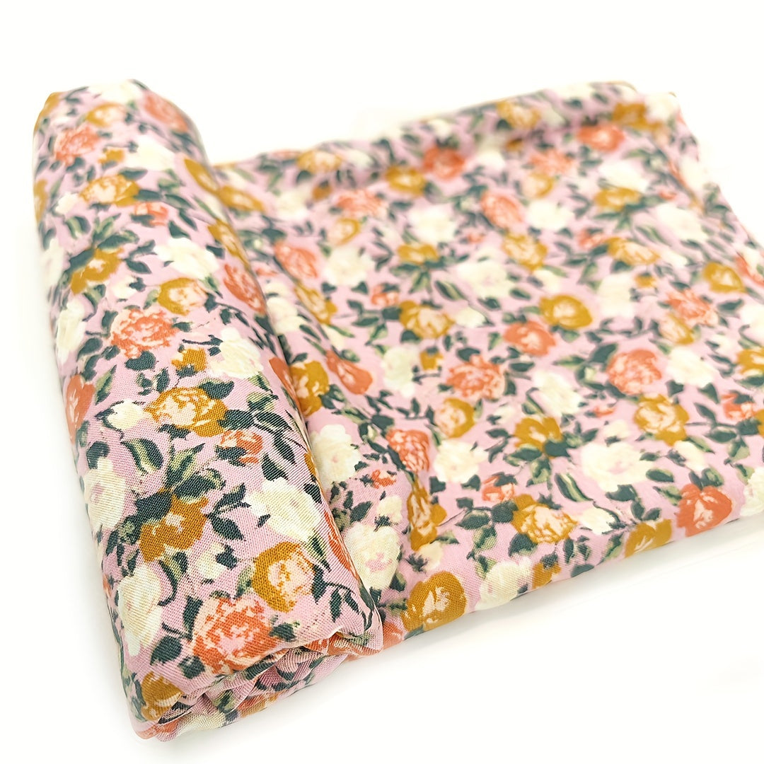 1yd Faux Cotton Fabric DIY Cloth Pants Dress Quilt Covering Fabric