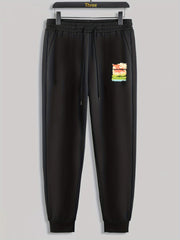 Landscape Painting Print Men's Pants Drawstring Sweatpants Casual Trousers