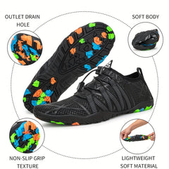 Women's Non-slip Lace-up Water Shoes for Swim Yoga