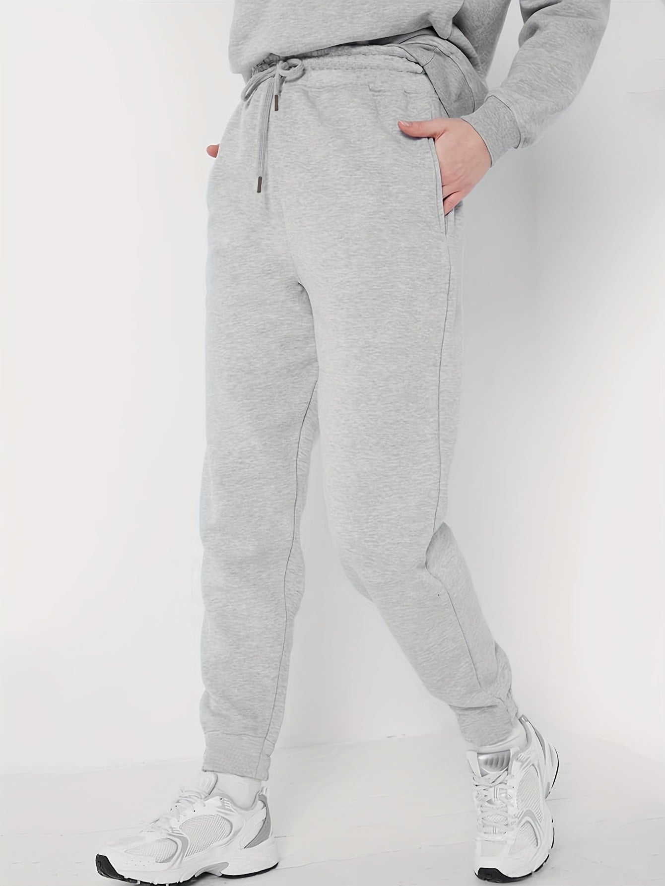 Women's Half Zip Pullover & Joggers Outfits Set
