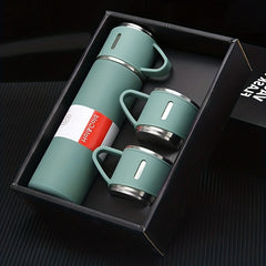 Stainless Steel Thermal Cup Set Insulated Water Bottle for Cycling