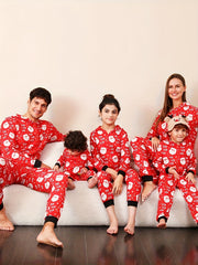Christmas Cartoon Print Hooded Pajama Jumpsuit Women's Sleepwear