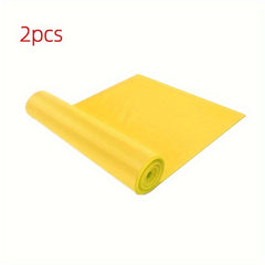 2pcs TPE Solid Latex Pilates Band Resistance Tension Rope for Strength Training