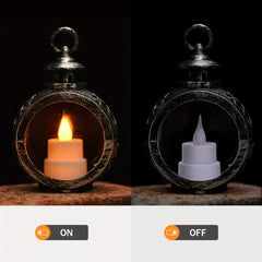 Retro LED Candle Light for Outdoor Camping with 3 AG10 Batteries