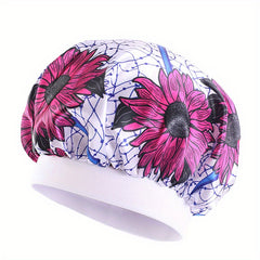 Baby Silky Sleep Cap African Print Satin Bonnet Turban Chemo Hat For Kids
