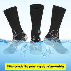 USB Rechargeable Heating Socks Infrared Heated Boots for Outdoor Winter