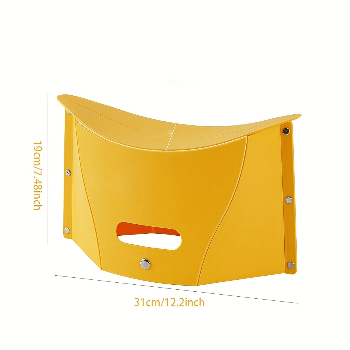 1pc Lightweight Folding Chair Portable Seat for Outdoor Camping Fishing